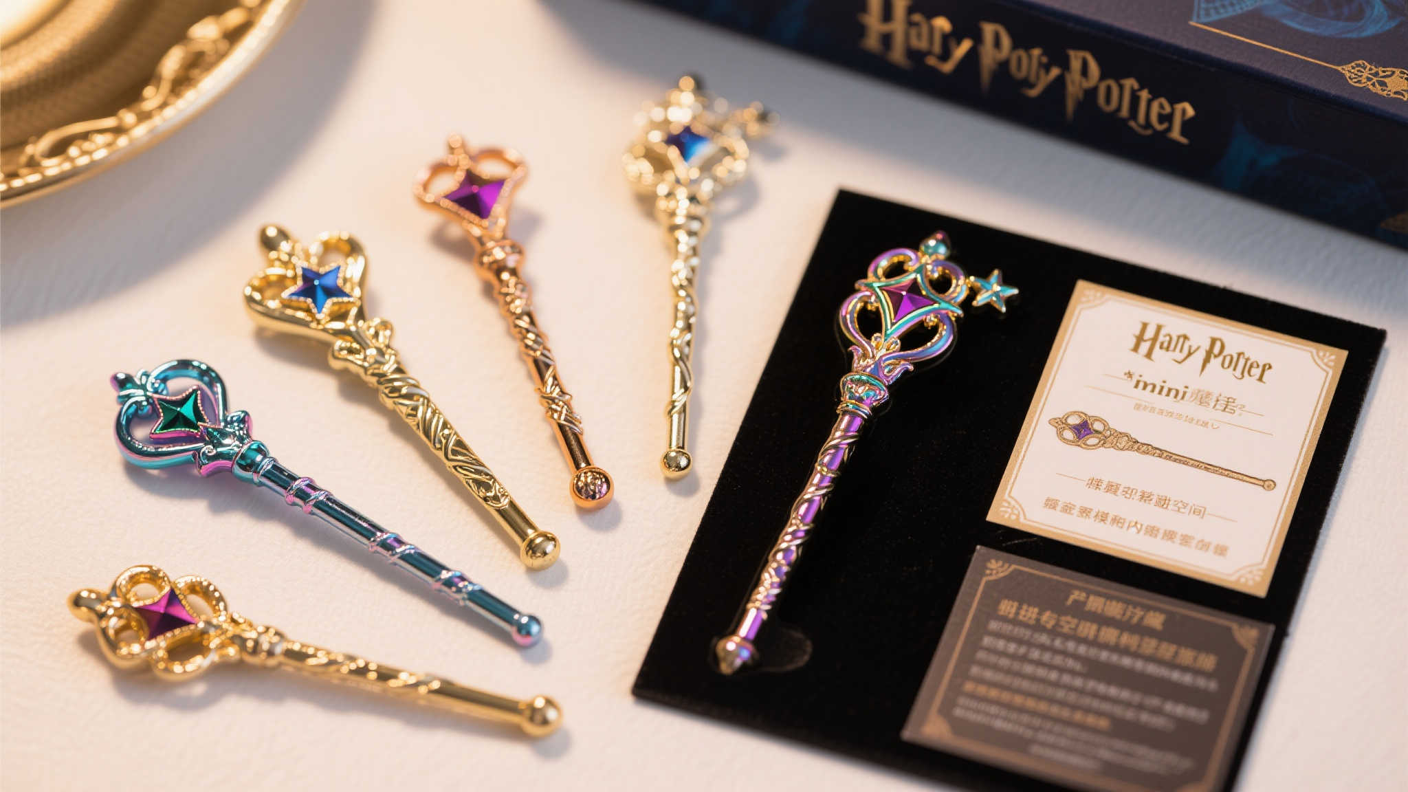 袖珍版封印之杖、星之杖和梦之杖即将上市! 当然,每根缩小比例后的*迷你版魔法棒模型